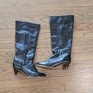 Frye Black Heeled Boots